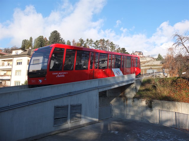 Eine neue Standseilbahn für Sierre - Montana